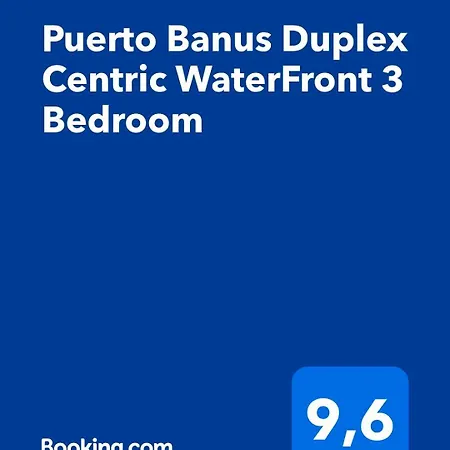 Puerto Banus Duplex Centric Waterfront 3 Bedroom *